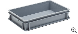 Pojemnik plastikowy 600 x 400 x 120mm, 20L